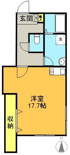 メゾンドフィナンシェ 4号室 間取り
