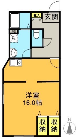 メゾンドフィナンシェ 1号室 間取り