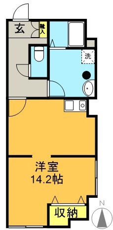 メゾンドフィナンシェ 2号室 間取り