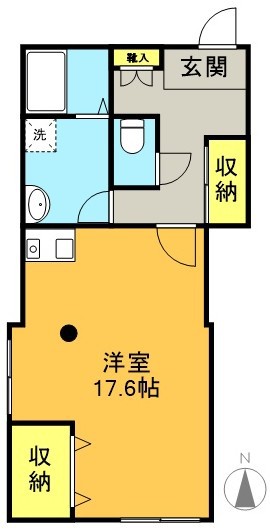 メゾンドフィナンシェ 3号室 間取り
