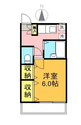 セジュール和泉 202号室 間取り
