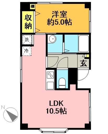 第３信和ビル 205号室 間取り