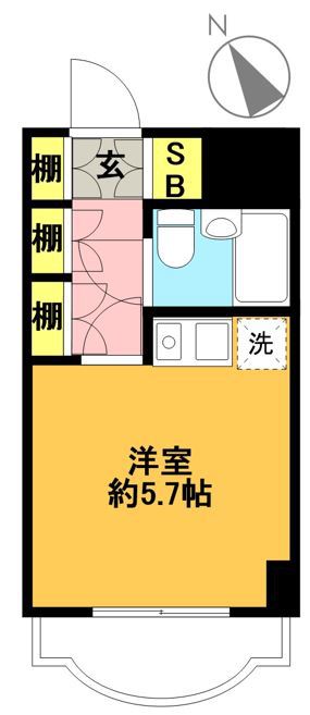 ライオンズマンション豪徳寺第３ 202号室 間取り