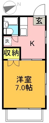 ストークハイツ佐伯 201号室 間取り