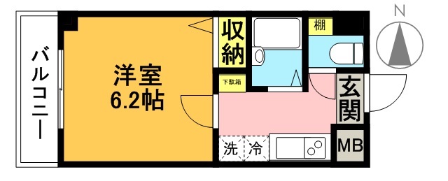 パークウェル下北沢 間取り図