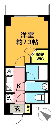Ｓｔ．Ｌｕｋｅ’ｓ浜田山 210号室 間取り