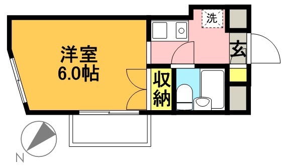 日神パレステージ代田橋 401号室 間取り