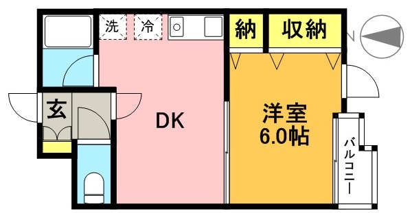 パレロワイアル 305号室 間取り