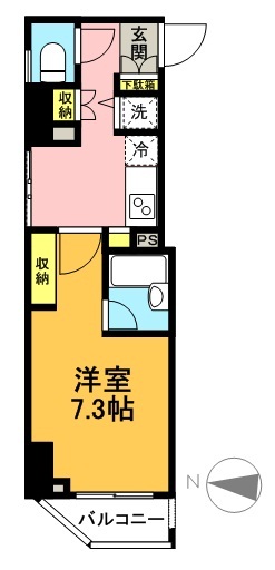 ＨＦ明大前レジデンス 301号室 間取り