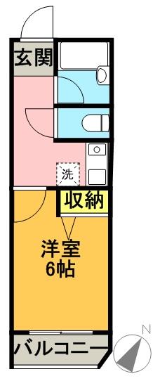 アドバンス明大前 102号室 間取り
