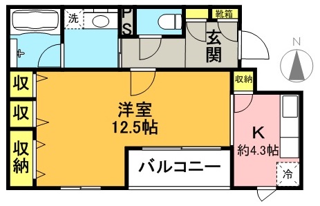 ハッピースクエア永福 205号室 間取り