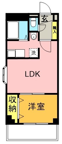 カサ・デ・ピノ 204号室 間取り