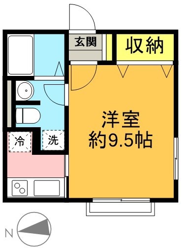 アランチア 101号室 間取り