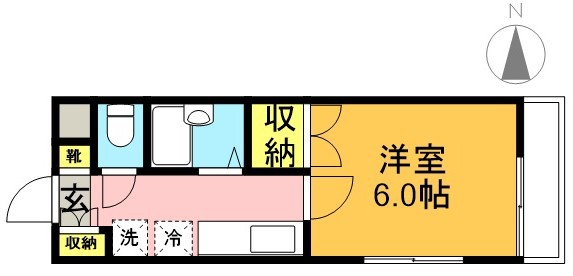 ハイム志津加 101号室 間取り