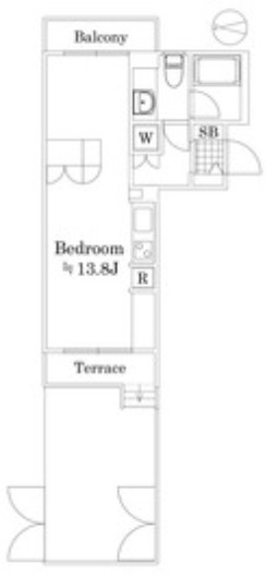 朝日マンション西永福 105号室 間取り