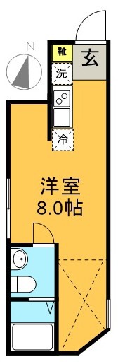 グランアセット赤堤 208号室 間取り