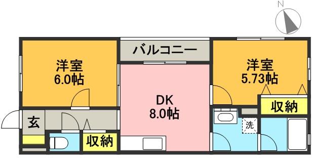 スプリングコート羽根木 101号室 間取り