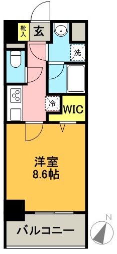 ＭＡＧＥＳ世田谷 403号室 間取り