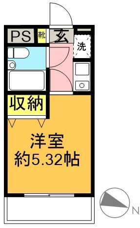 Ｔ’ｓｇａｒｄｅｎ下高井戸 305号室 間取り