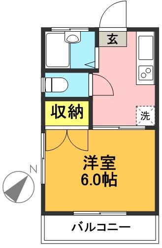 メゾンドゥルルベ 間取り図