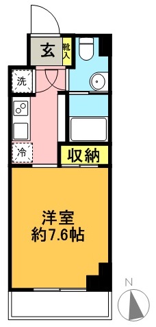 ＹＯＵ　Ｉ　ＣＯＵＲＴ 202号室 間取り