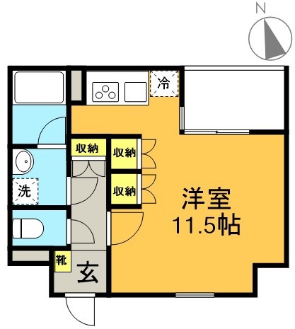 ヒルトップ北沢 303号室 間取り