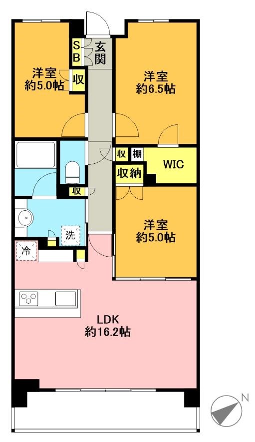 パークホームズ世田谷豪徳寺翠景邸 203号室 間取り