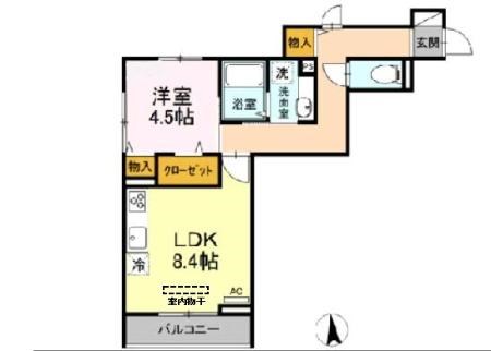 201号室 間取り