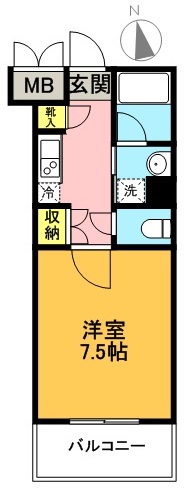 ステラメゾン下北沢 103号室 間取り