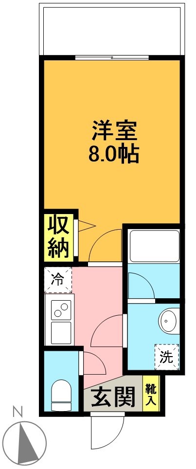 ＧＲＡＮ　ＰＡＳＥＯ　高井戸 201号室 間取り