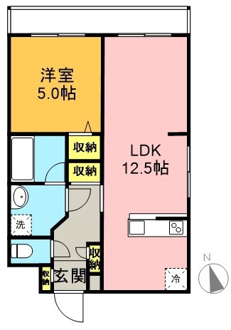 ＧＲＡＮ　ＰＡＳＥＯ　高井戸 308号室 間取り