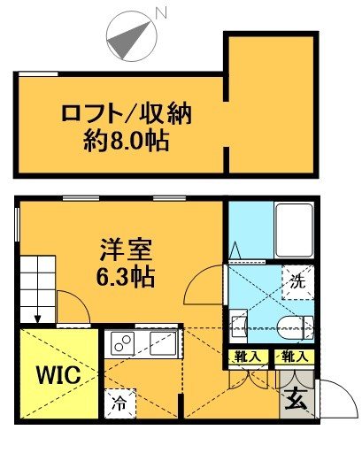 プリマ世田谷壱番館   205号室 間取り