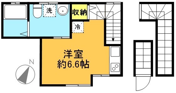 グランエッグス梅ヶ丘Ｗ 05号室 間取り