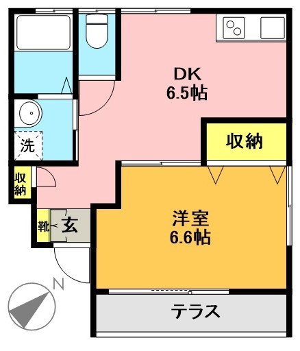 メゾンドブローニュⅡ  間取り図