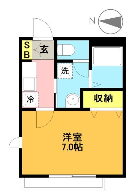 ヴィラハーモニー東松原 間取り図