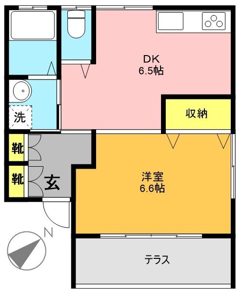メゾンドブローニュⅡ  間取り図