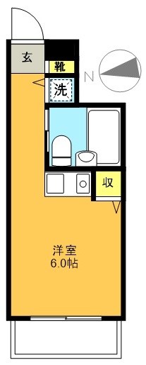 プランドール國中 302号室 間取り