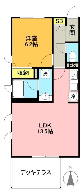 CEREZO　GARDEN 101号室 間取り