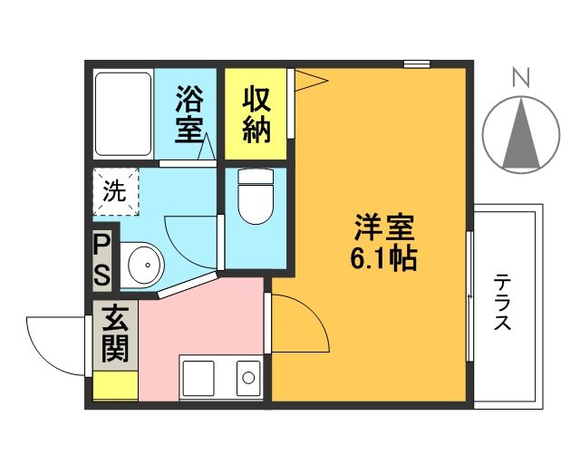 ヒルトップ下北沢 101号室 間取り