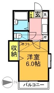 TOPHILL代田 105号室 間取り