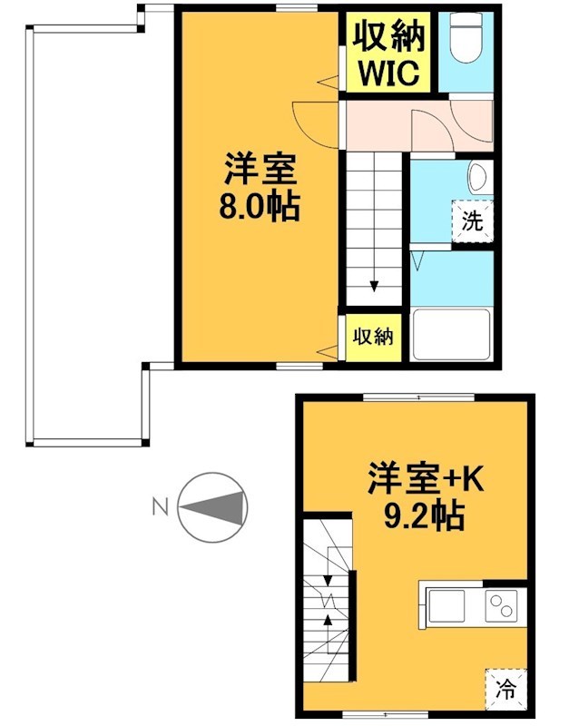 Casa Bella Daita 202号室 間取り