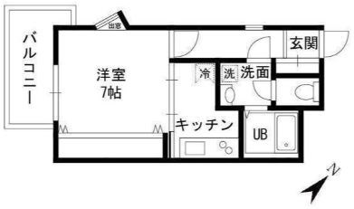 ヴィラ・ゼルコア 間取り