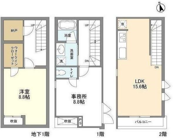 リオプラド東松原 B棟 間取り