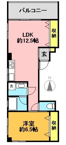 シャレ―松濤 304号室 間取り