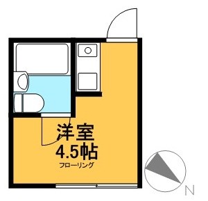 緑樹荘（東大生・東大院生限定） 13D号室 間取り