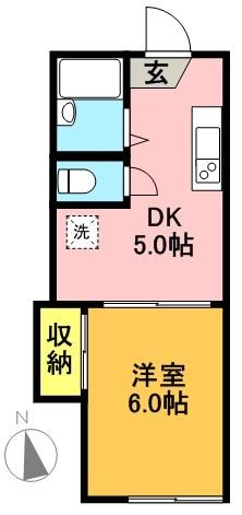 メゾン入江 間取り図