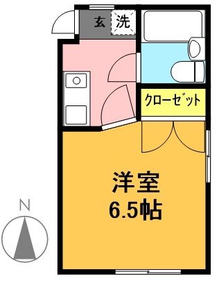 メゾン 101号室 間取り