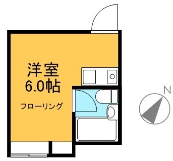 緑樹荘 10号室 間取り