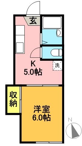 メゾン入江 (東大男子大学生専用) 203号室 間取り