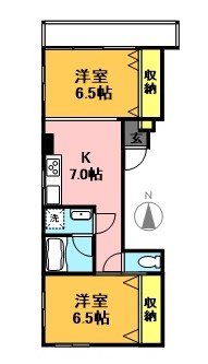 シャトレー松濤 304号室 間取り